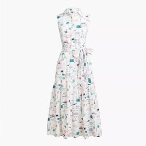 J. Crew collared midi dress